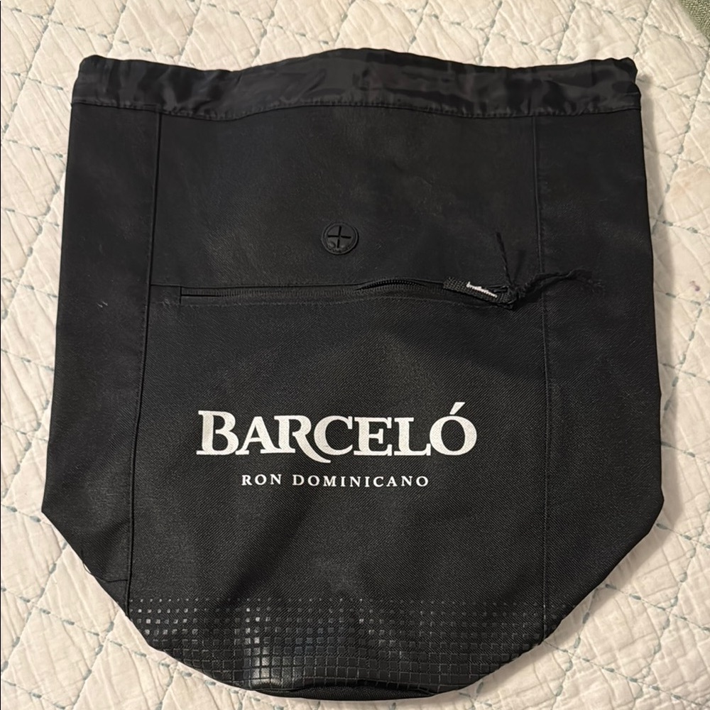 Barceló‎ Rim Black Drawstring Bag